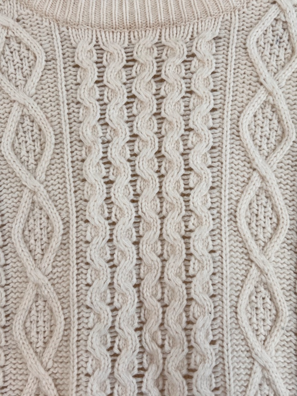 J. Crew Merino-Blend Cable Knit Sweater - Picture 2 of 5